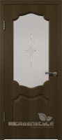 Межкомнатная дверь GLSigma 92 Ольха коричневая