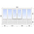 Французский балкон 2700x4600 Elex 60 мм 2-камерный стеклопакет