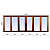 Балкон П-образный 1600x4600 Krauss 60 мм 1-камерный стеклопакет ламинированный энергосберегающий